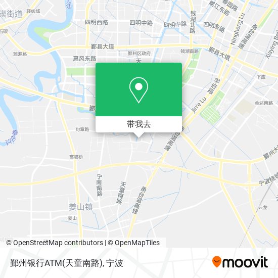 鄞州银行ATM(天童南路)地图