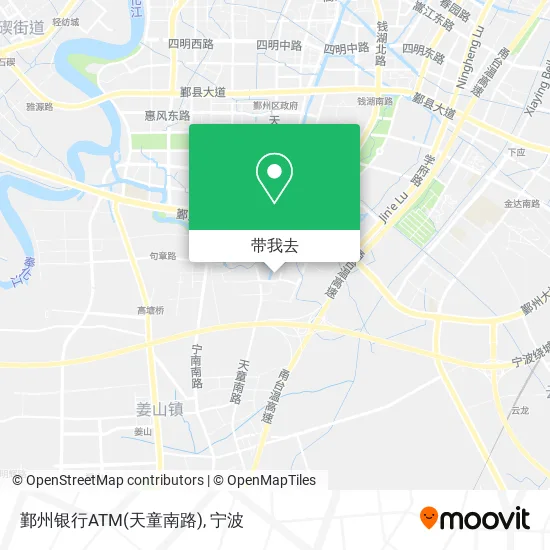 鄞州银行ATM(天童南路)地图