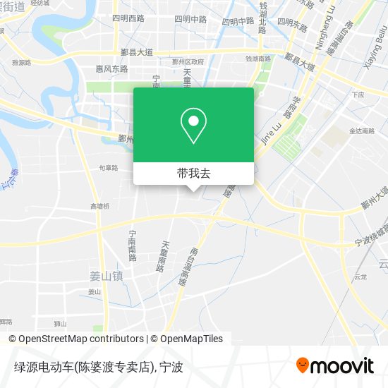 绿源电动车(陈婆渡专卖店)地图
