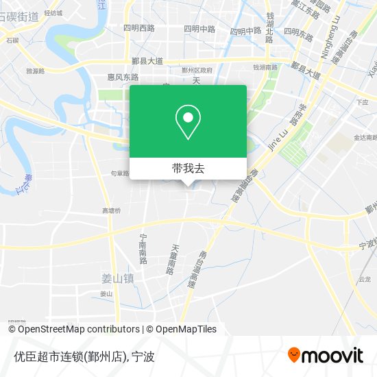 优臣超市连锁(鄞州店)地图