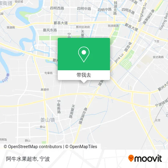 阿牛水果超市地图