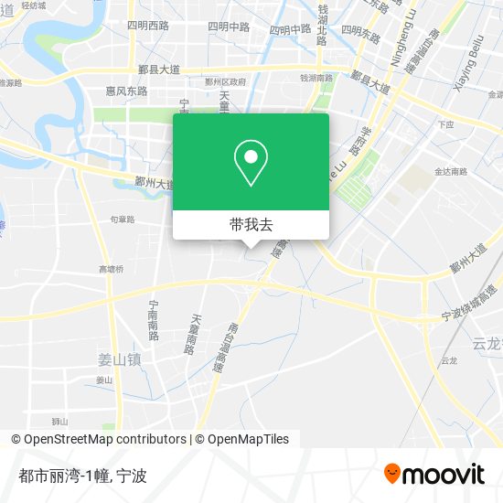 都市丽湾-1幢地图