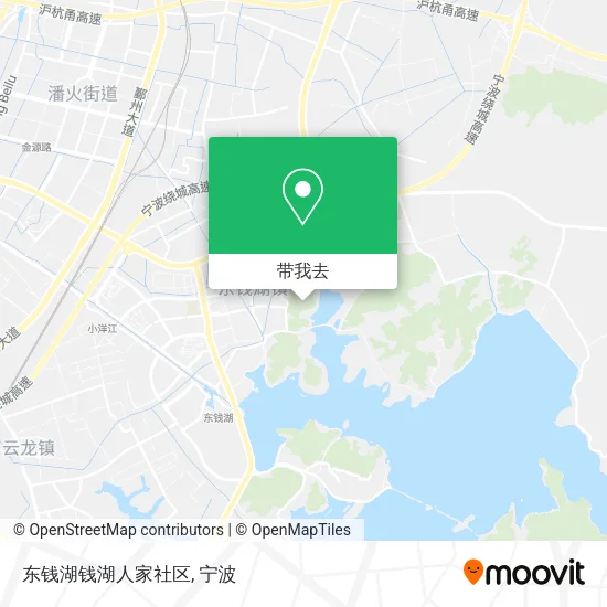 东钱湖钱湖人家社区地图