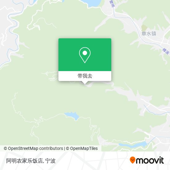 阿明农家乐饭店地图