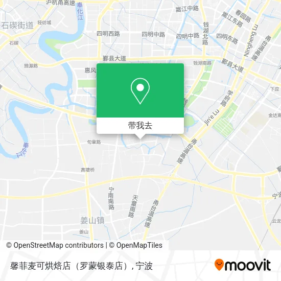 馨菲麦可烘焙店（罗蒙银泰店）地图