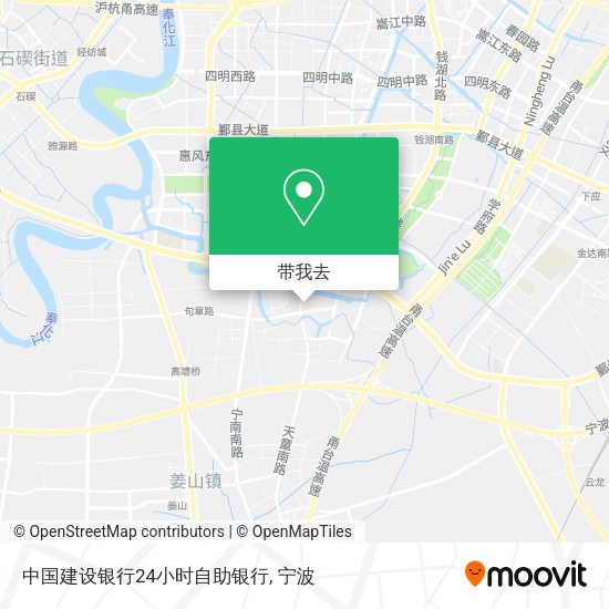 中国建设银行24小时自助银行地图