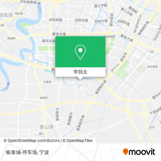 银泰城-停车场地图