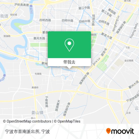 宁波市首南派出所地图