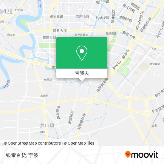 银泰百货地图