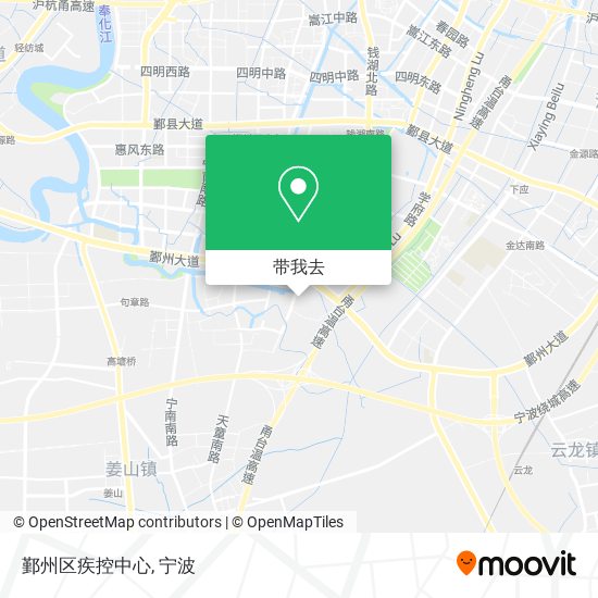 鄞州区疾控中心地图