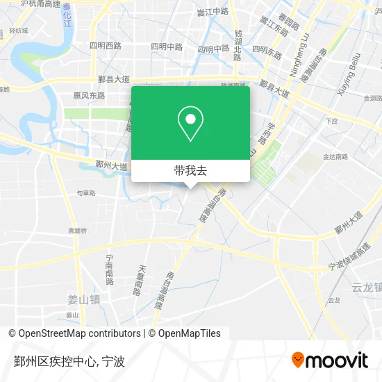 鄞州区疾控中心地图