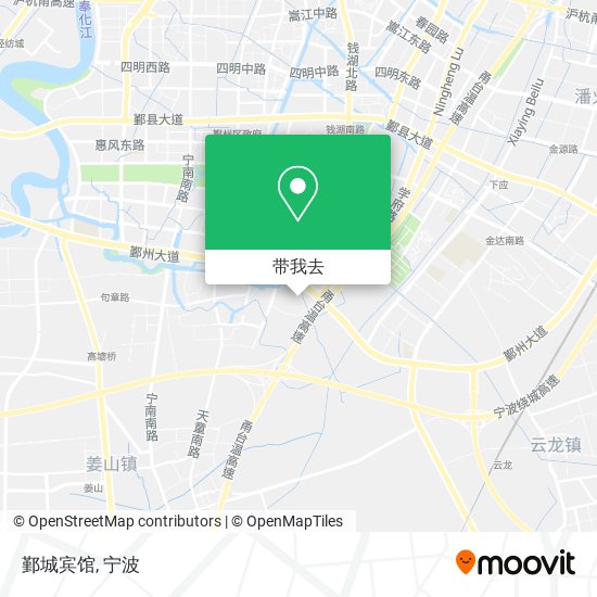 鄞城宾馆地图
