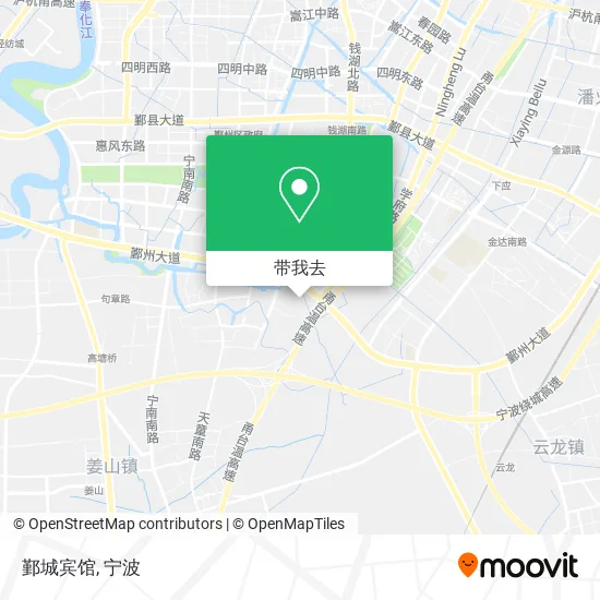 鄞城宾馆地图