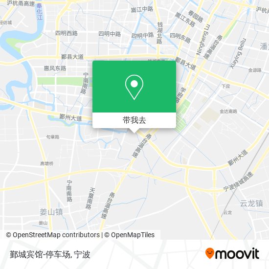 鄞城宾馆-停车场地图