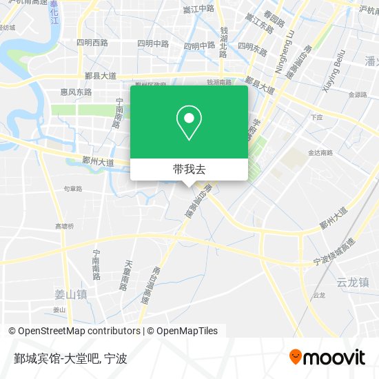 鄞城宾馆-大堂吧地图