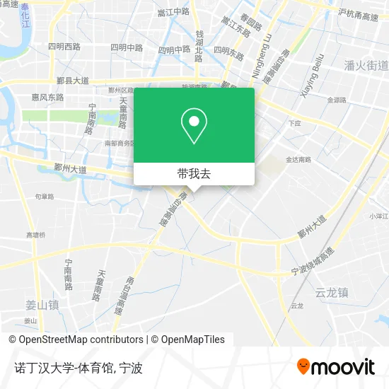 诺丁汉大学-体育馆地图