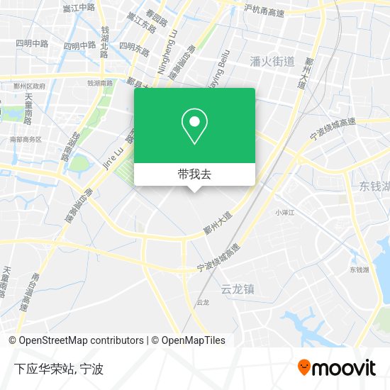 下应华荣站地图
