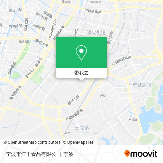 宁波市江丰食品有限公司地图