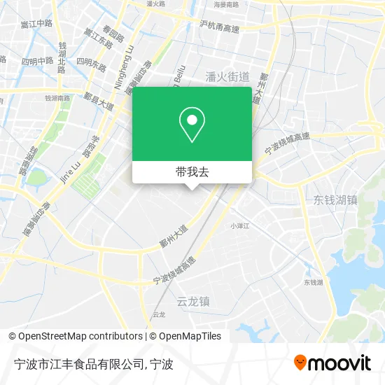 宁波市江丰食品有限公司地图