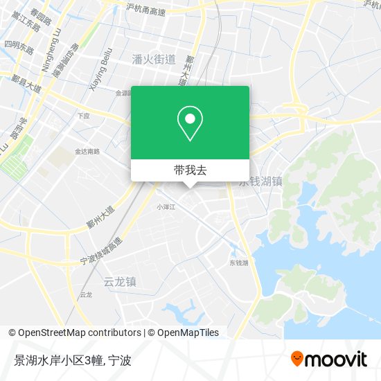 景湖水岸小区3幢地图