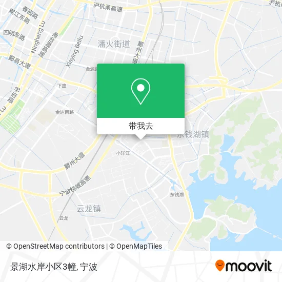 景湖水岸小区3幢地图