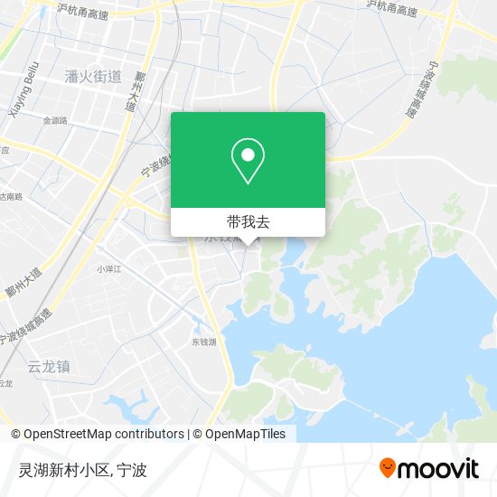 灵湖新村小区地图