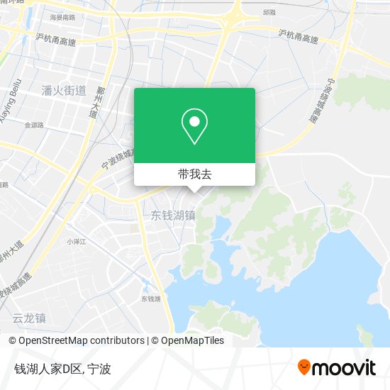 钱湖人家D区地图