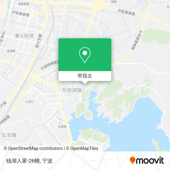 钱湖人家-26幢地图
