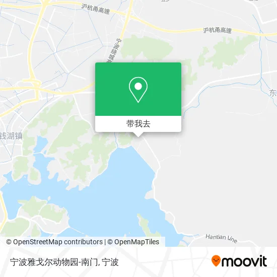 宁波雅戈尔动物园-南门地图