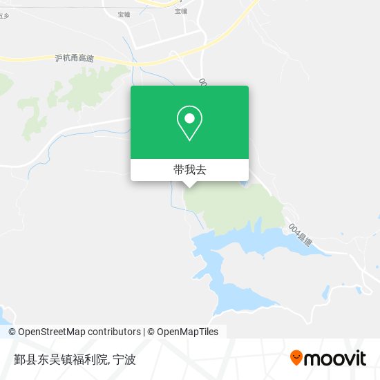 鄞县东吴镇福利院地图