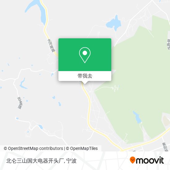 北仑三山国大电器开头厂地图