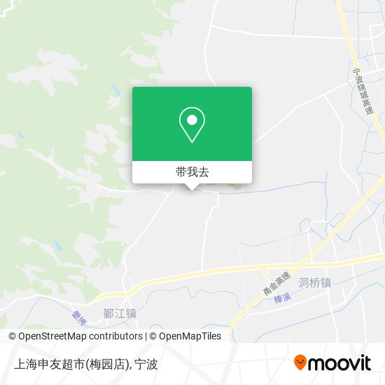 上海申友超市(梅园店)地图
