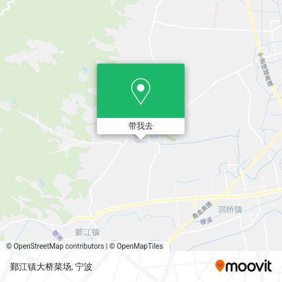 鄞江镇大桥菜场地图