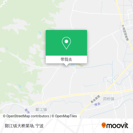 鄞江镇大桥菜场地图