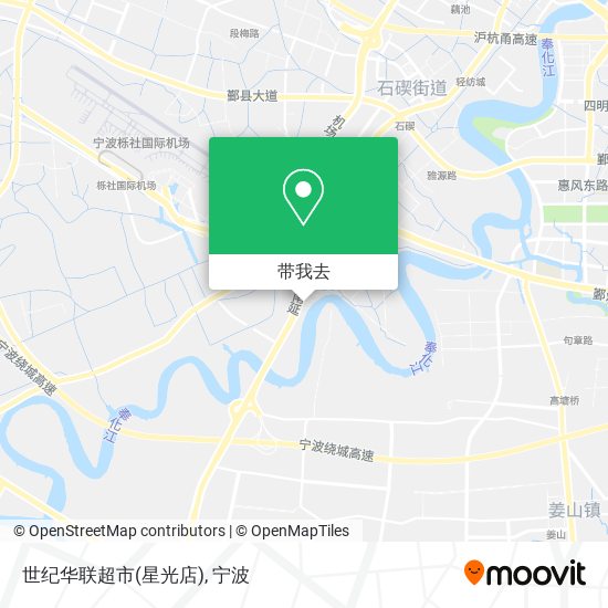 世纪华联超市(星光店)地图