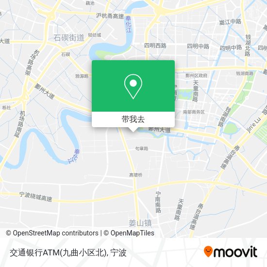 交通银行ATM(九曲小区北)地图