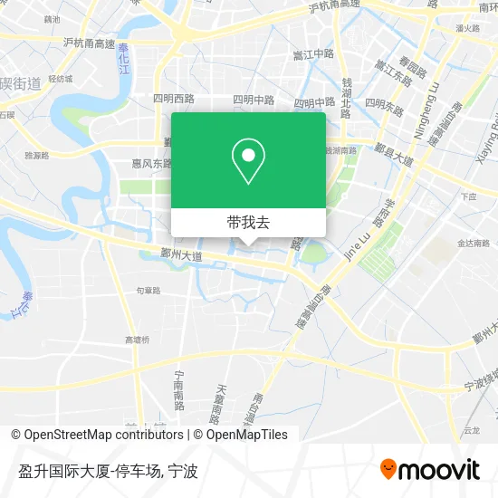 盈升国际大厦-停车场地图