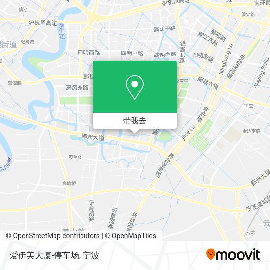 爱伊美大厦-停车场地图