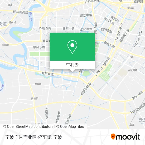 宁波广告产业园-停车场地图