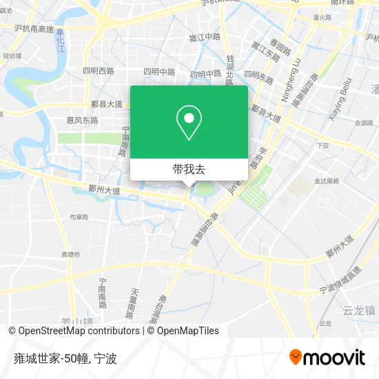 雍城世家-50幢地图