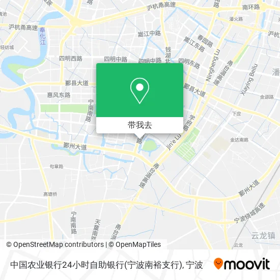 中国农业银行24小时自助银行(宁波南裕支行)地图
