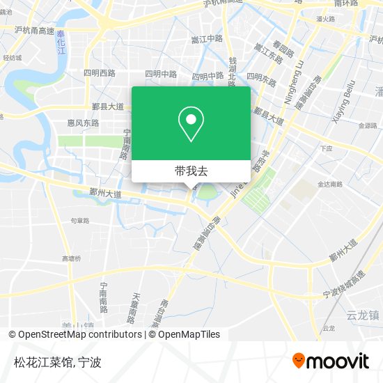 松花江菜馆地图