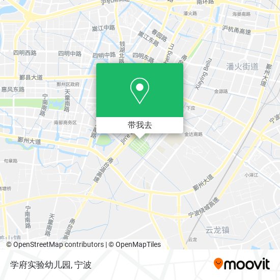 学府实验幼儿园地图