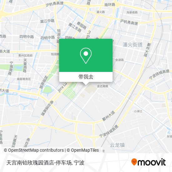 天宫南铂玫瑰园酒店-停车场地图