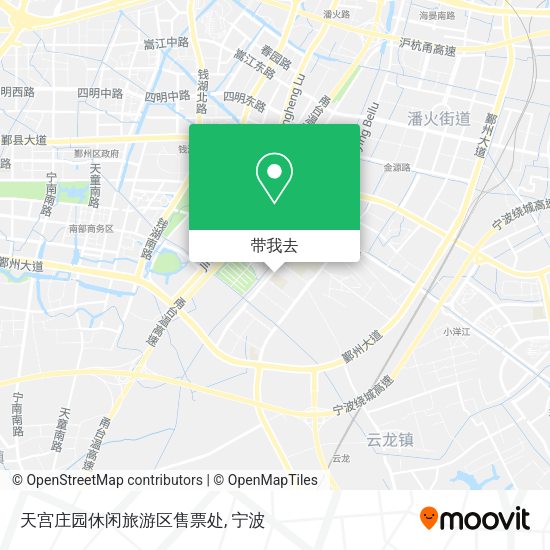 天宫庄园休闲旅游区售票处地图