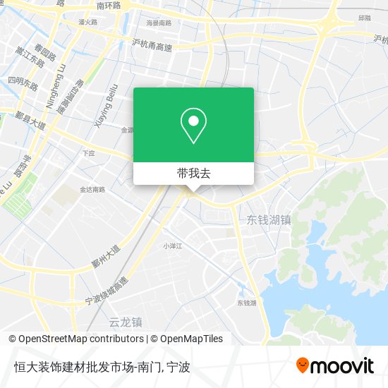 恒大装饰建材批发市场-南门地图