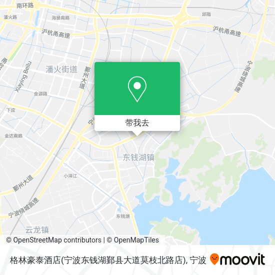 格林豪泰酒店(宁波东钱湖鄞县大道莫枝北路店)地图