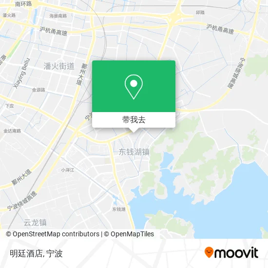 明廷酒店地图