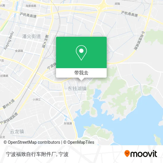 宁波福致自行车附件厂地图