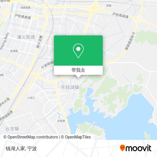 钱湖人家地图